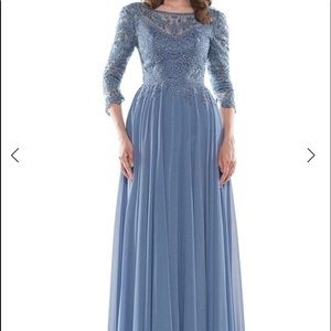 NWT Marsoni Slate Blue Gown size 10. Never worn
